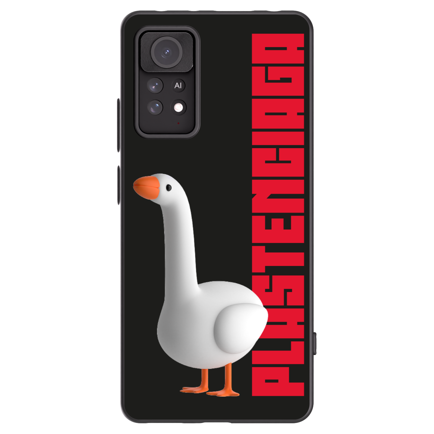 Picasee Xiaomi Redmi Note 11 Pro 5G Hülle - Schwarzes Silikon - Kiky Ricky