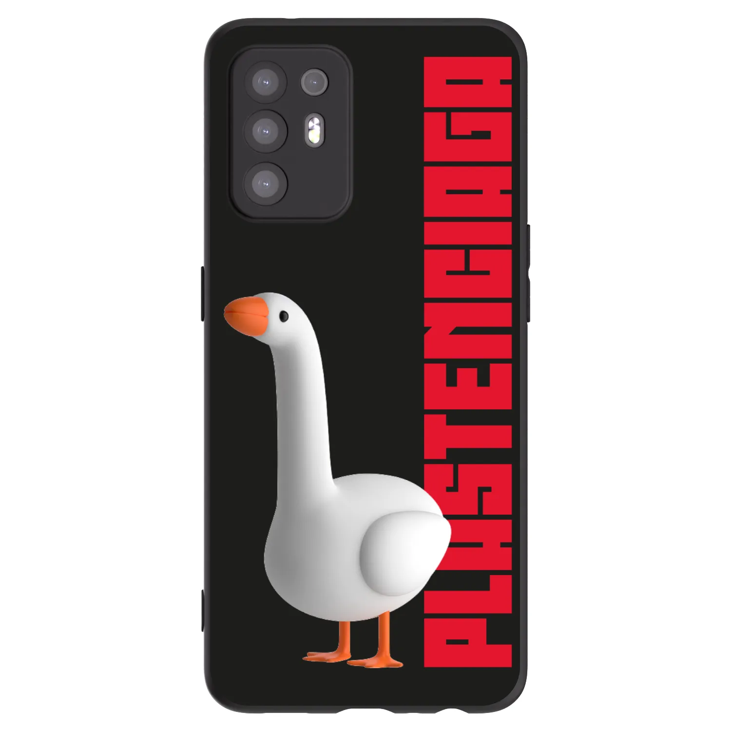 Picasee OPPO A94 5G Hülle - Schwarzes Silikon - Kiky Ricky