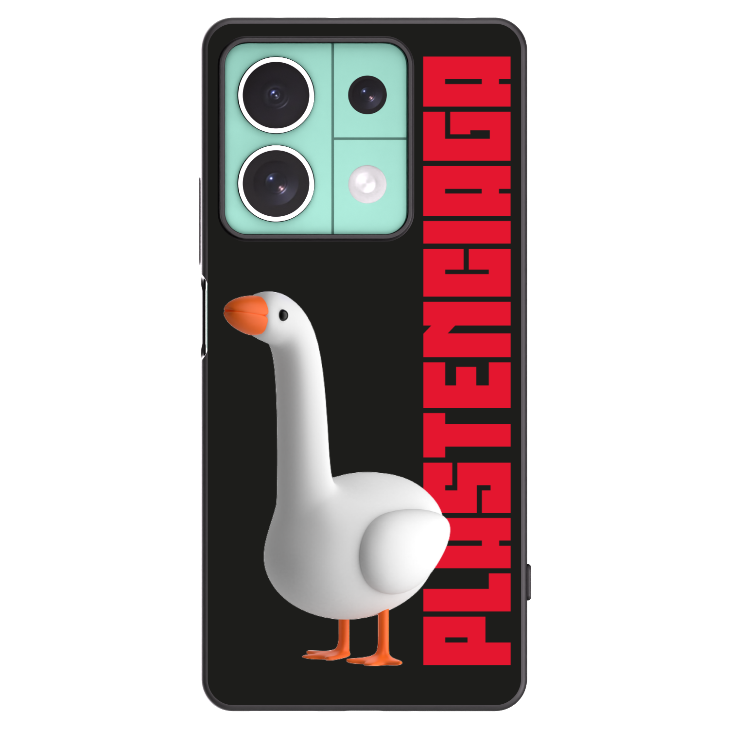 Picasee Xiaomi Redmi Note 13 5G Hülle - Schwarzes Silikon - Kiky Ricky