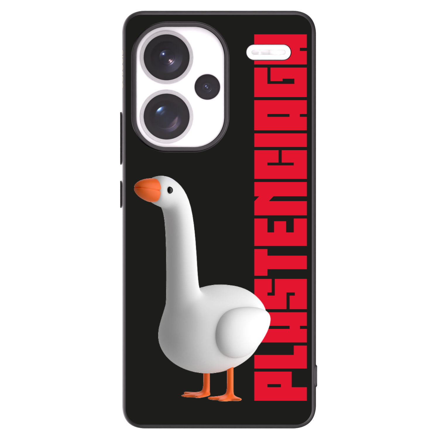 Picasee Xiaomi Redmi Note 13 Pro+ 5G Hülle - Schwarzes Silikon - Kiky Ricky