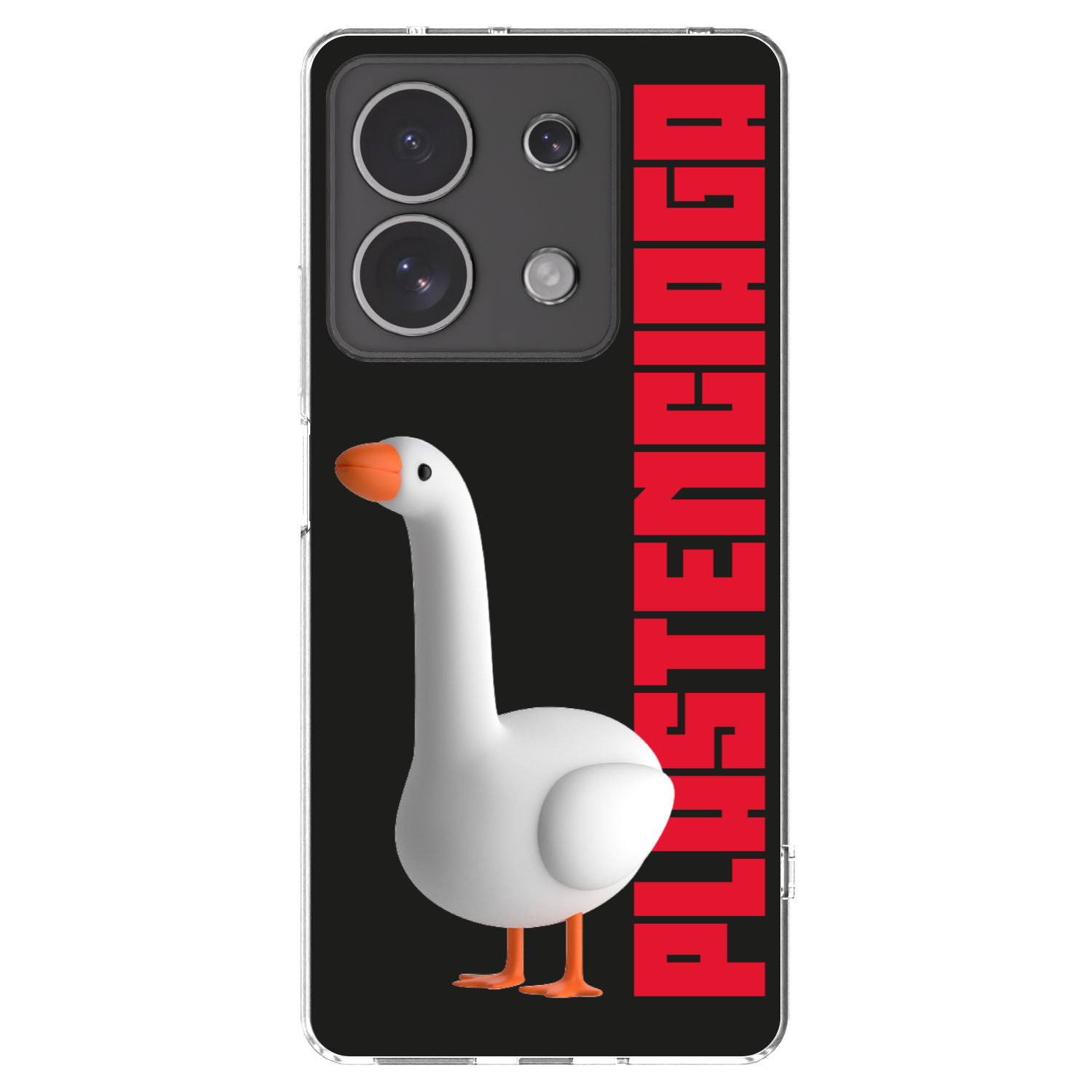 Picasee Xiaomi Redmi Note 13 4G Hülle - Transparentes Silikon - Kiky Ricky