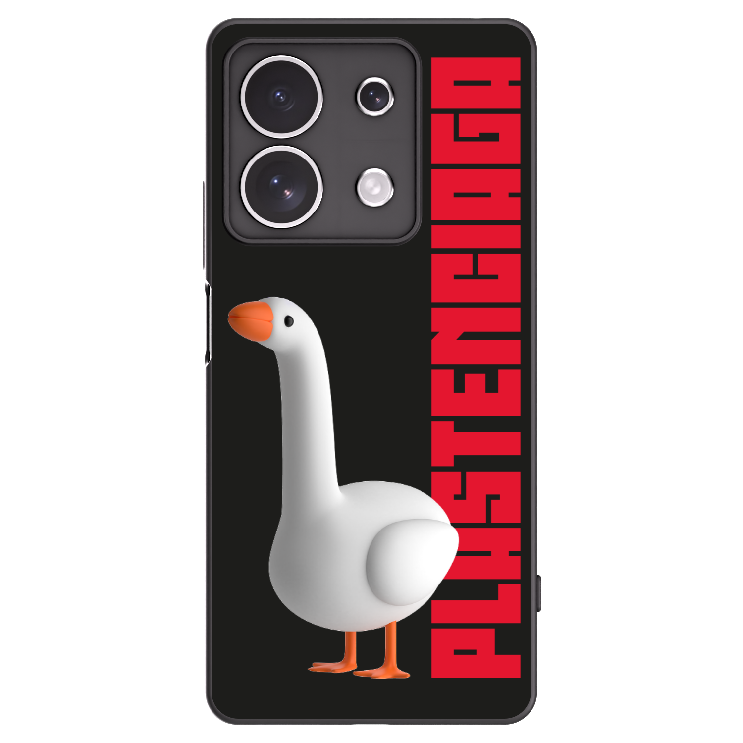 Picasee Xiaomi Redmi Note 13 4G Hülle - Schwarzes Silikon - Kiky Ricky