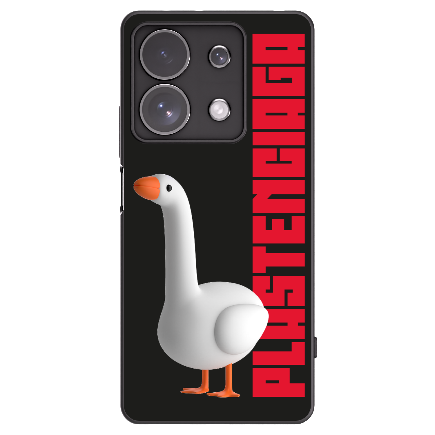 Picasee Xiaomi Redmi Note 13 Pro 4G Hülle - Schwarzes Silikon - Kiky Ricky