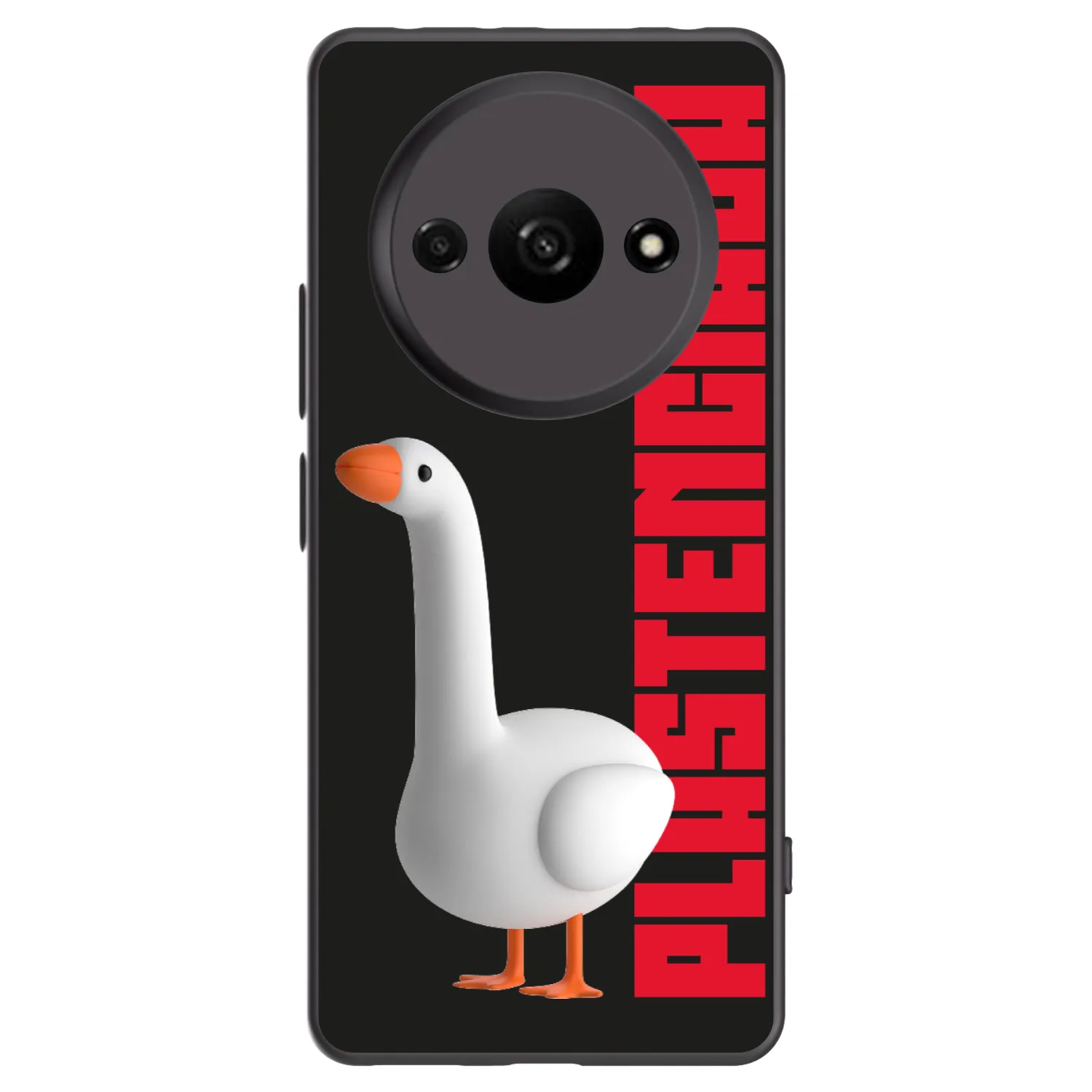Picasee Xiaomi Redmi A3 Hülle - Schwarzes Silikon - Kiky Ricky