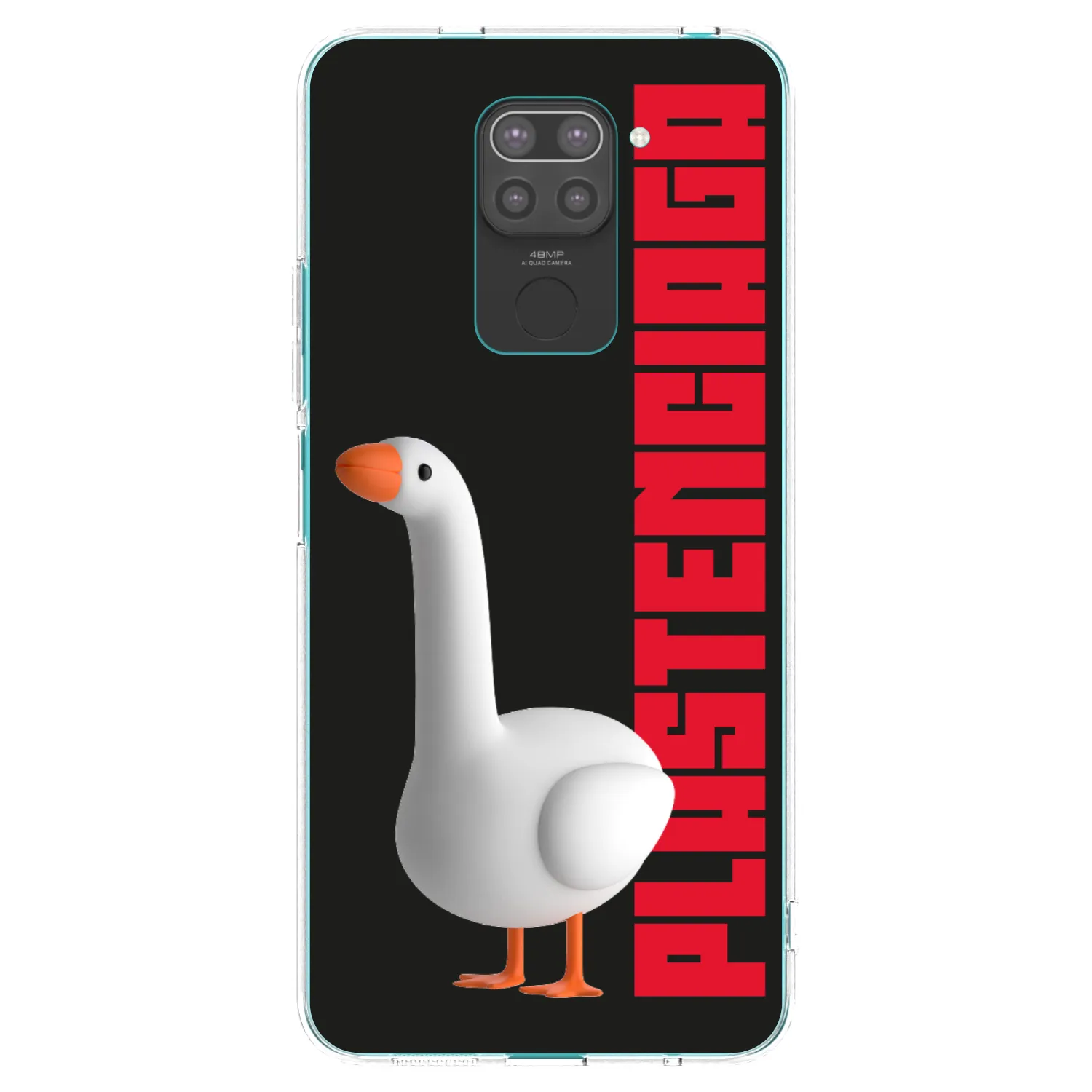 Picasee Xiaomi Redmi Note 9 Hülle - Schwarzes Silikon - Kiky Ricky