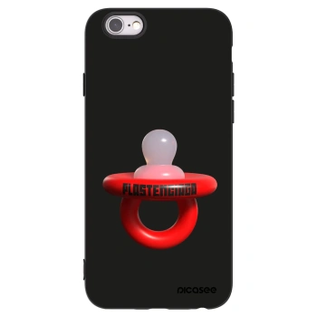 Picasee Apple iPhone 6/6S Hülle - Schwarzes Silikon - Le Dudel