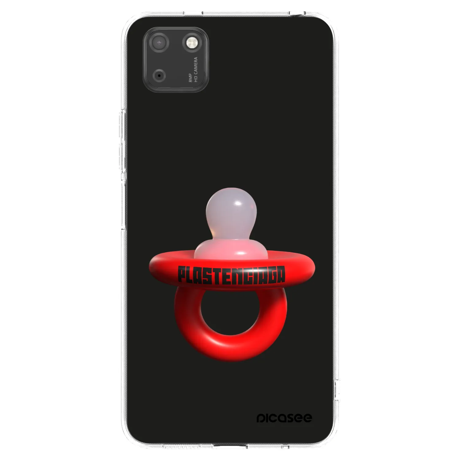 Picasee Huawei Y5P Hülle - Transparentes Silikon - Le Dudel