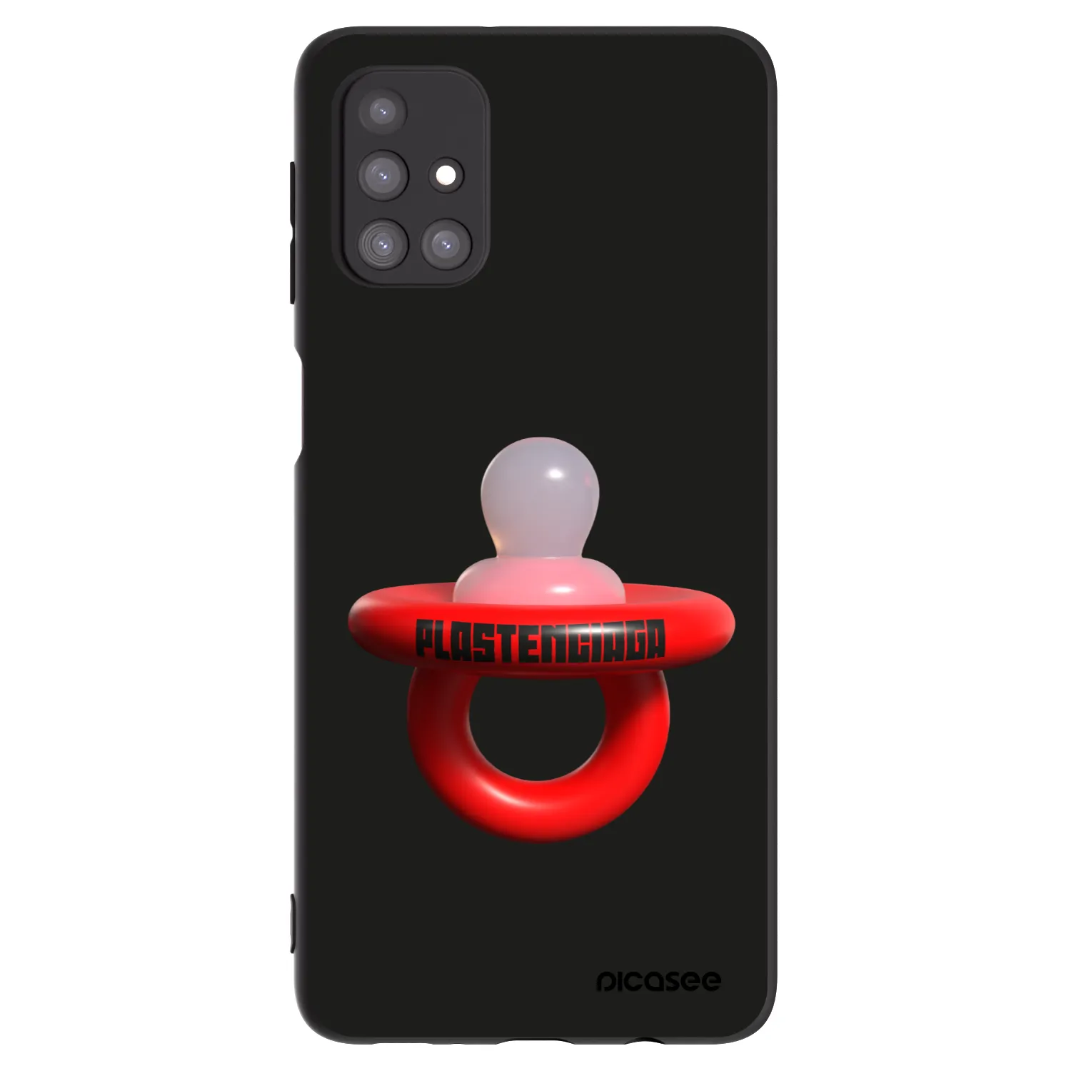 Picasee Samsung Galaxy M31s Hülle - Schwarzes Silikon - Le Dudel