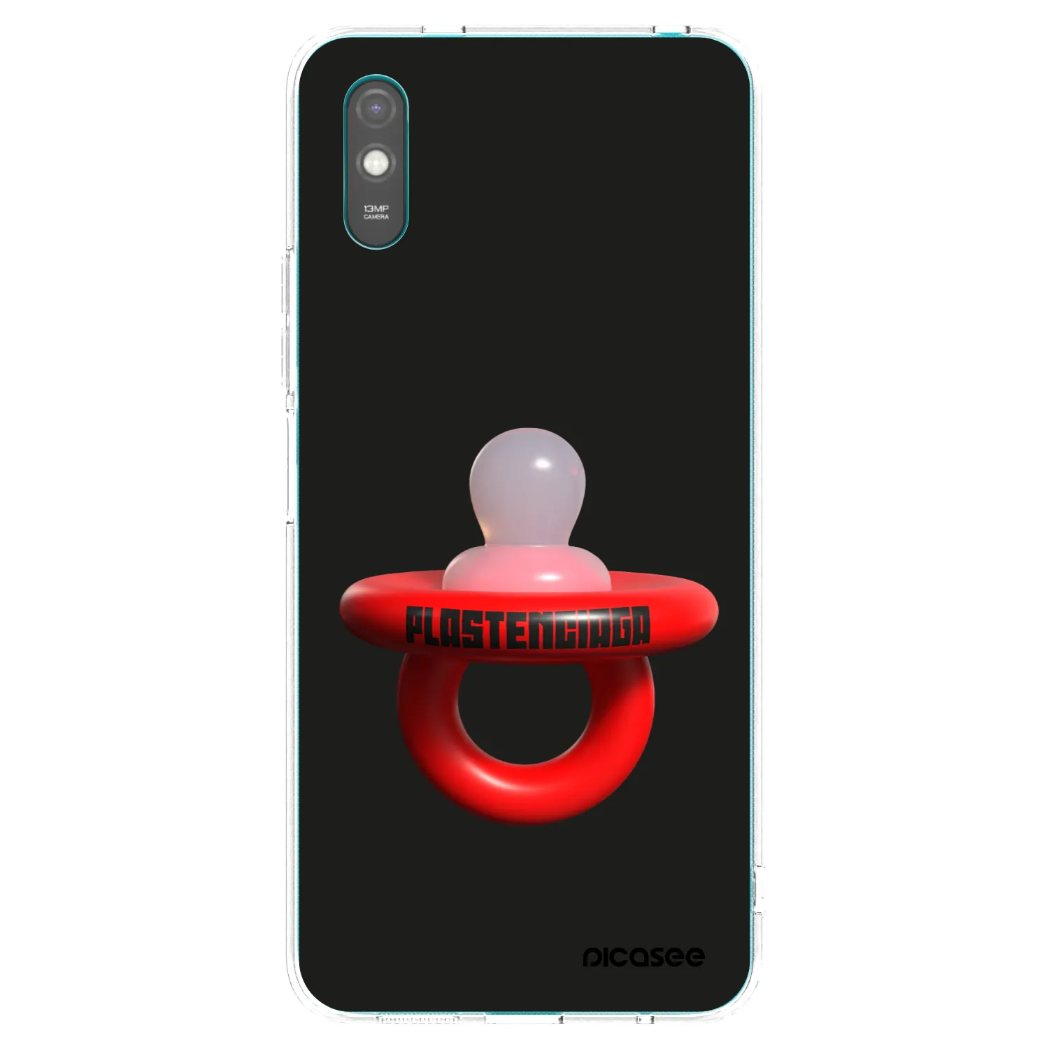 Picasee Xiaomi Redmi 9A Hülle - Transparentes Silikon - Le Dudel