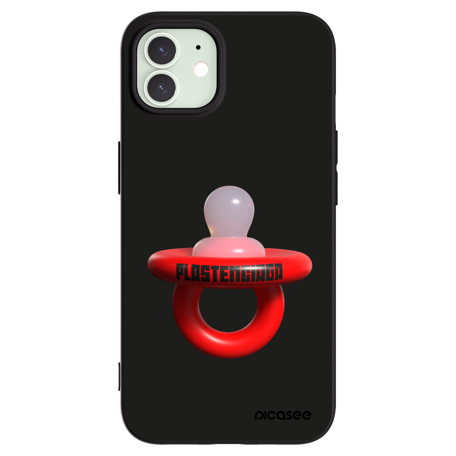 Picasee Apple iPhone 12 Hülle - Schwarzes Silikon - Le Dudel
