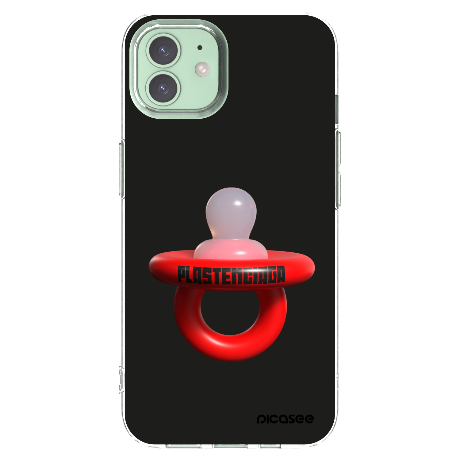 Picasee Apple iPhone 12 Hülle - Transparentes Silikon - Le Dudel