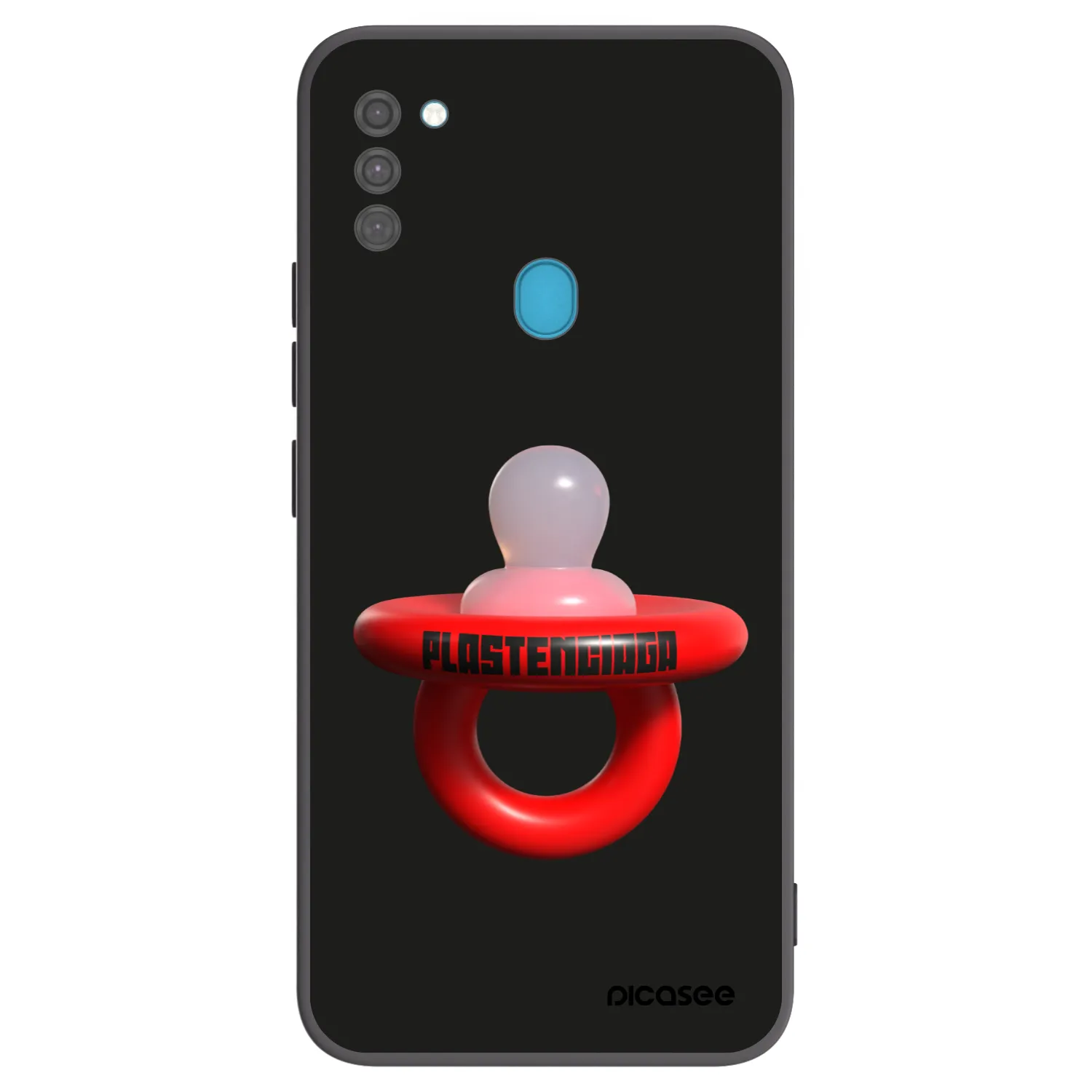 Picasee Samsung Galaxy M11 Hülle - Schwarzes Silikon - Le Dudel