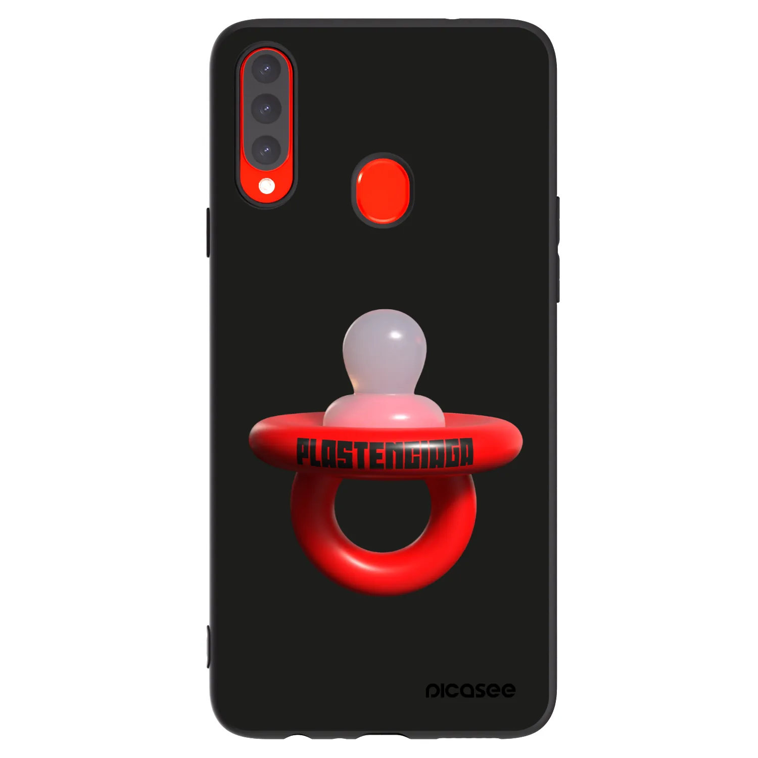 Picasee Samsung Galaxy A20s Hülle - Schwarzes Silikon - Le Dudel