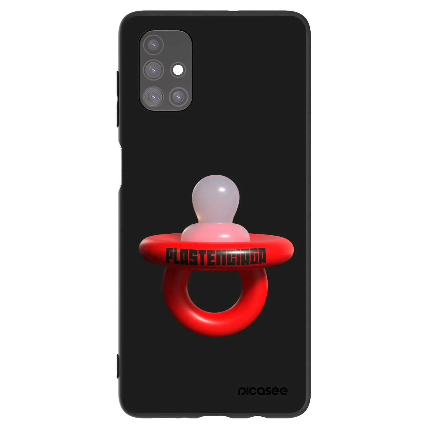 Picasee Samsung Galaxy M51 M515F Hülle - Schwarzes Silikon - Le Dudel