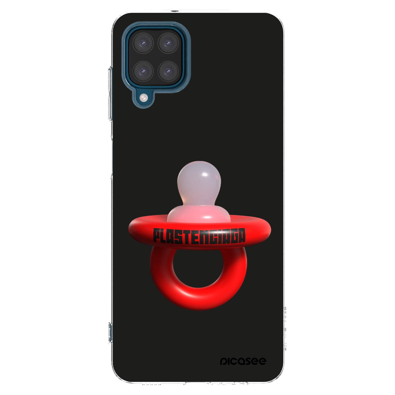 Picasee Samsung Galaxy A12 A125F Hülle - Transparentes Silikon - Le Dudel