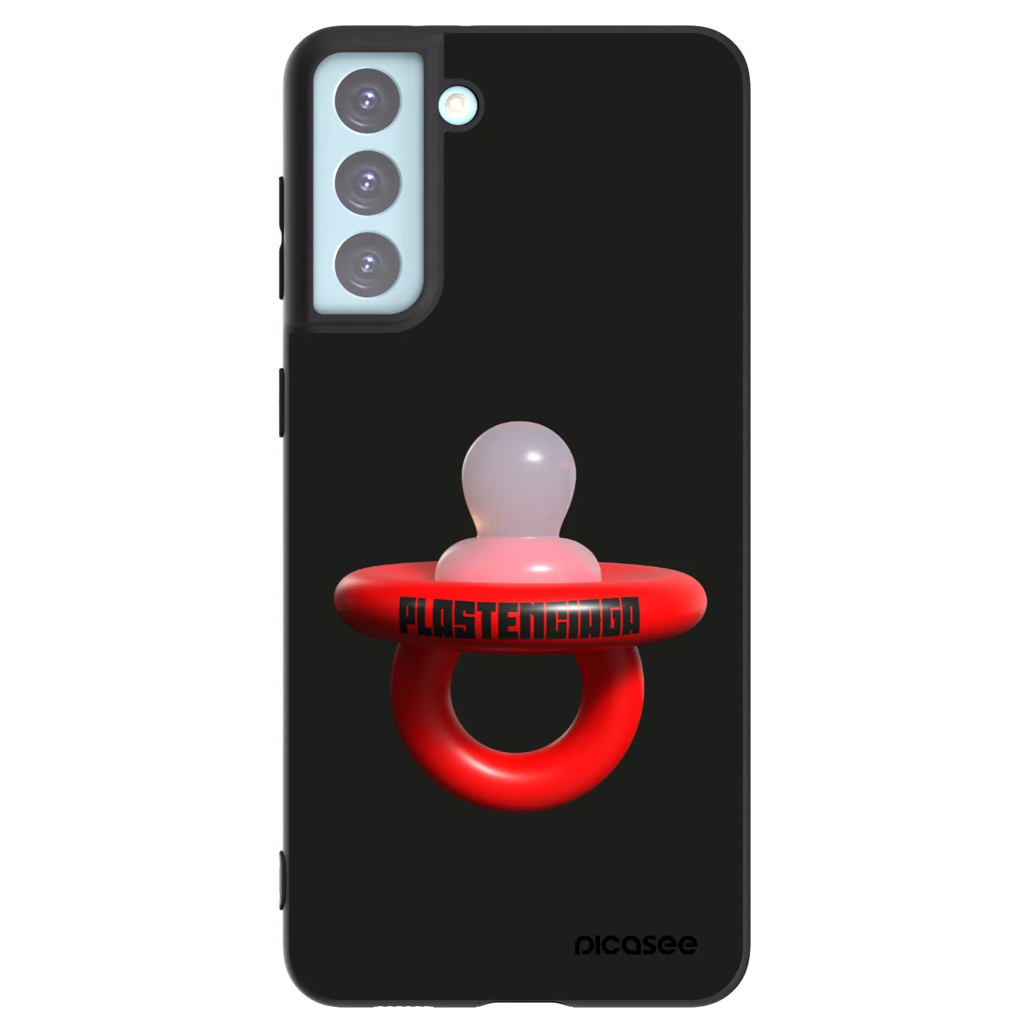 Picasee Samsung Galaxy S21+ 5G G996F Hülle - Schwarzes Silikon - Le Dudel