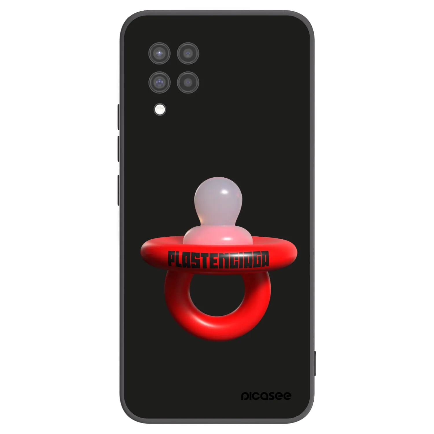 Picasee Samsung Galaxy A42 A426B Hülle - Schwarzes Silikon - Le Dudel