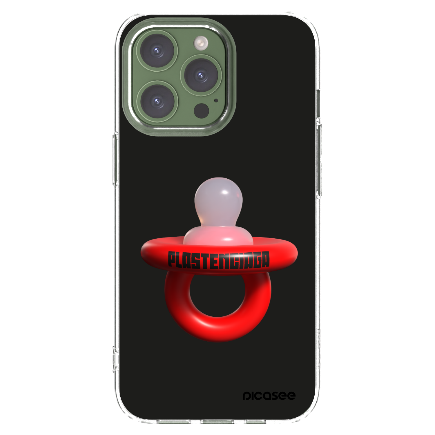 Picasee Apple iPhone 13 Pro Hülle - Transparentes Silikon - Le Dudel