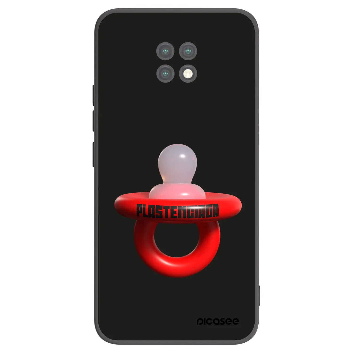 Picasee Xiaomi Redmi Note 9T Hülle - Schwarzes Silikon - Le Dudel