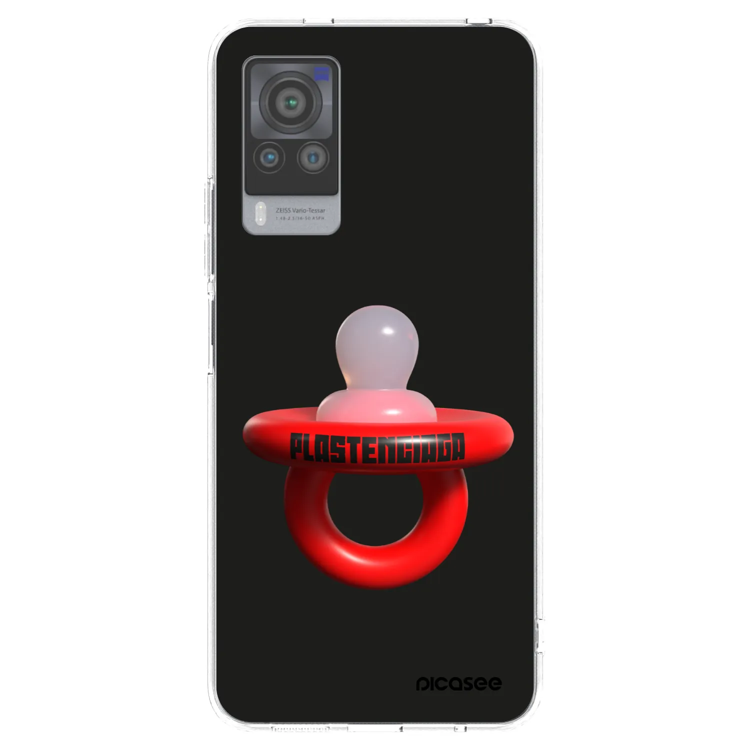Picasee Vivo X60 Pro 5G Hülle - Transparentes Silikon - Le Dudel