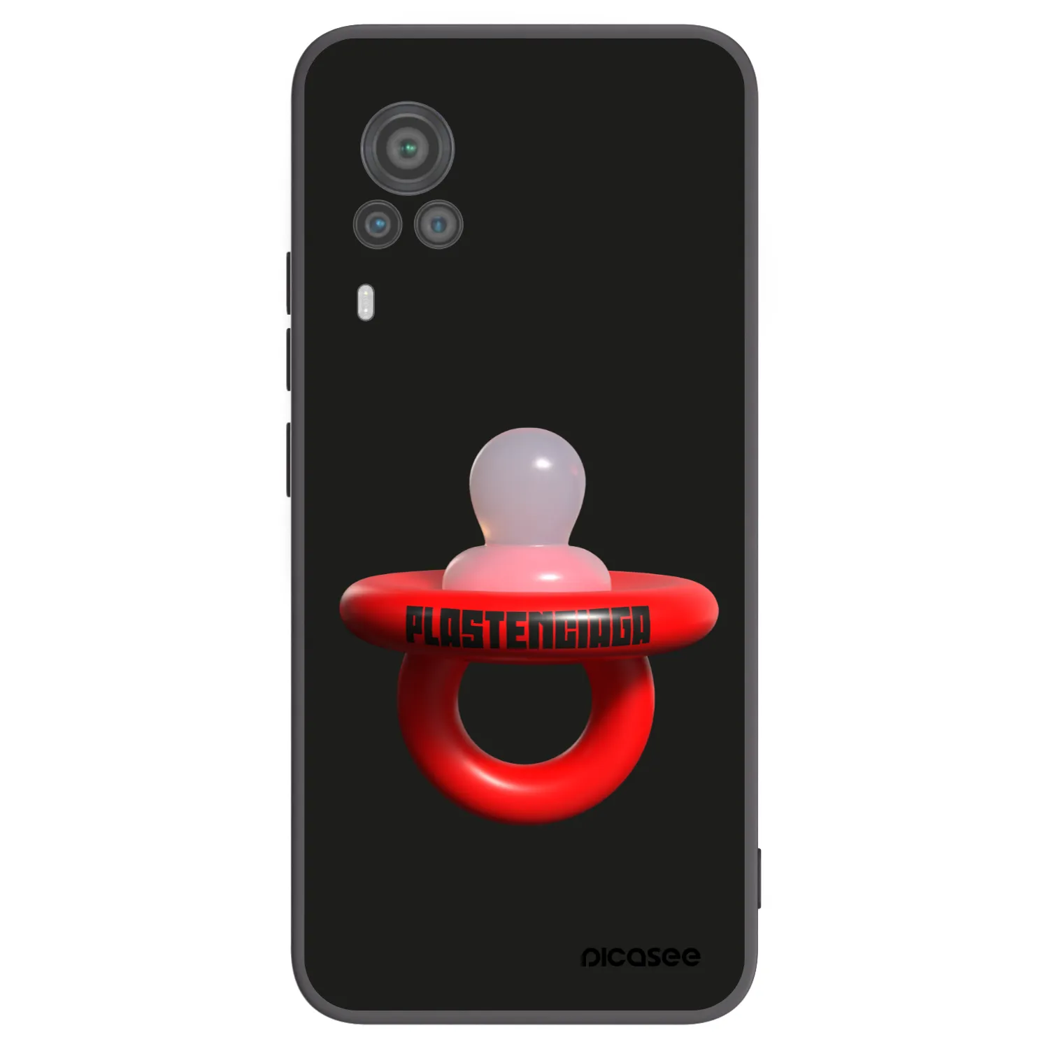 Picasee Vivo X60 Pro 5G Hülle - Schwarzes Silikon - Le Dudel
