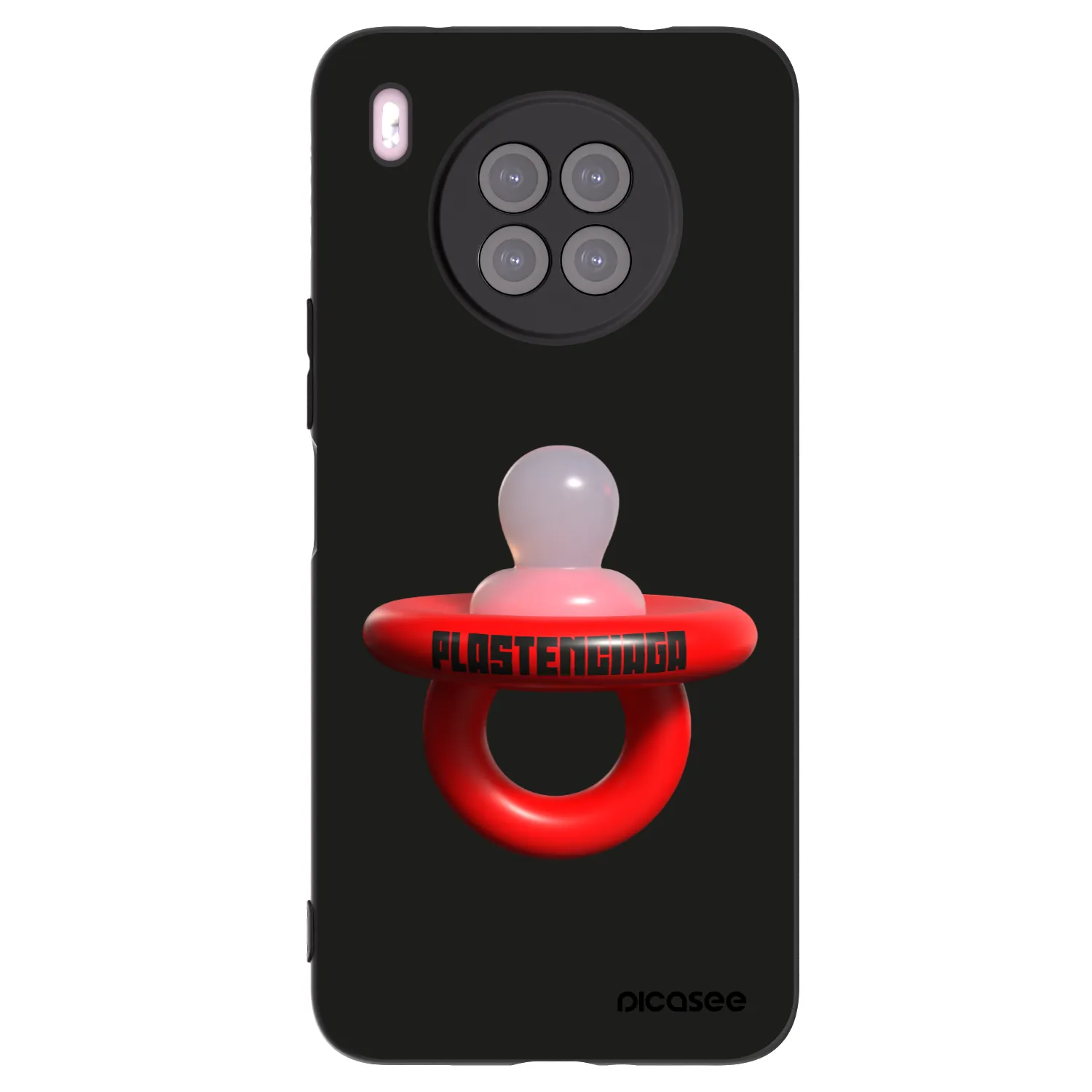 Picasee Huawei Nova 8i Hülle - Schwarzes Silikon - Le Dudel