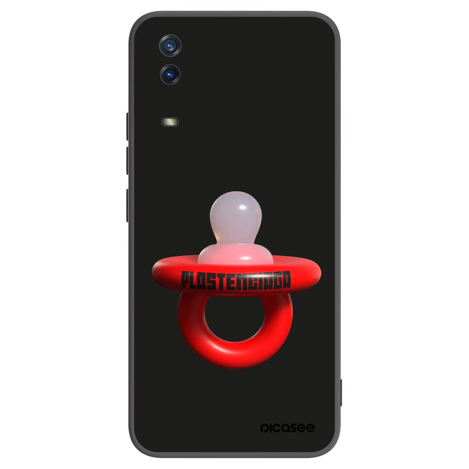 Picasee Vivo Y11s Hülle - Schwarzes Silikon - Le Dudel