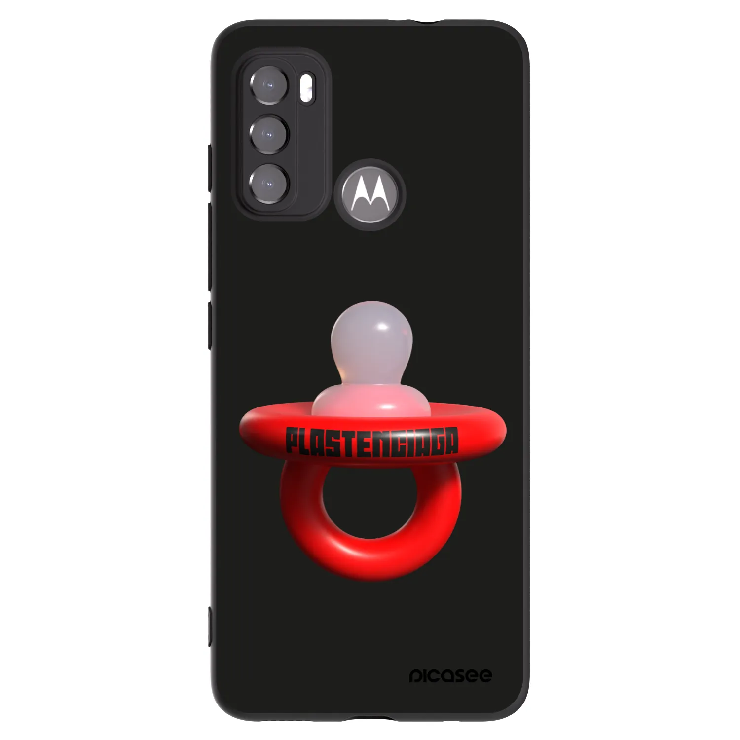 Picasee Motorola Moto G60 Hülle - Schwarzes Silikon - Le Dudel