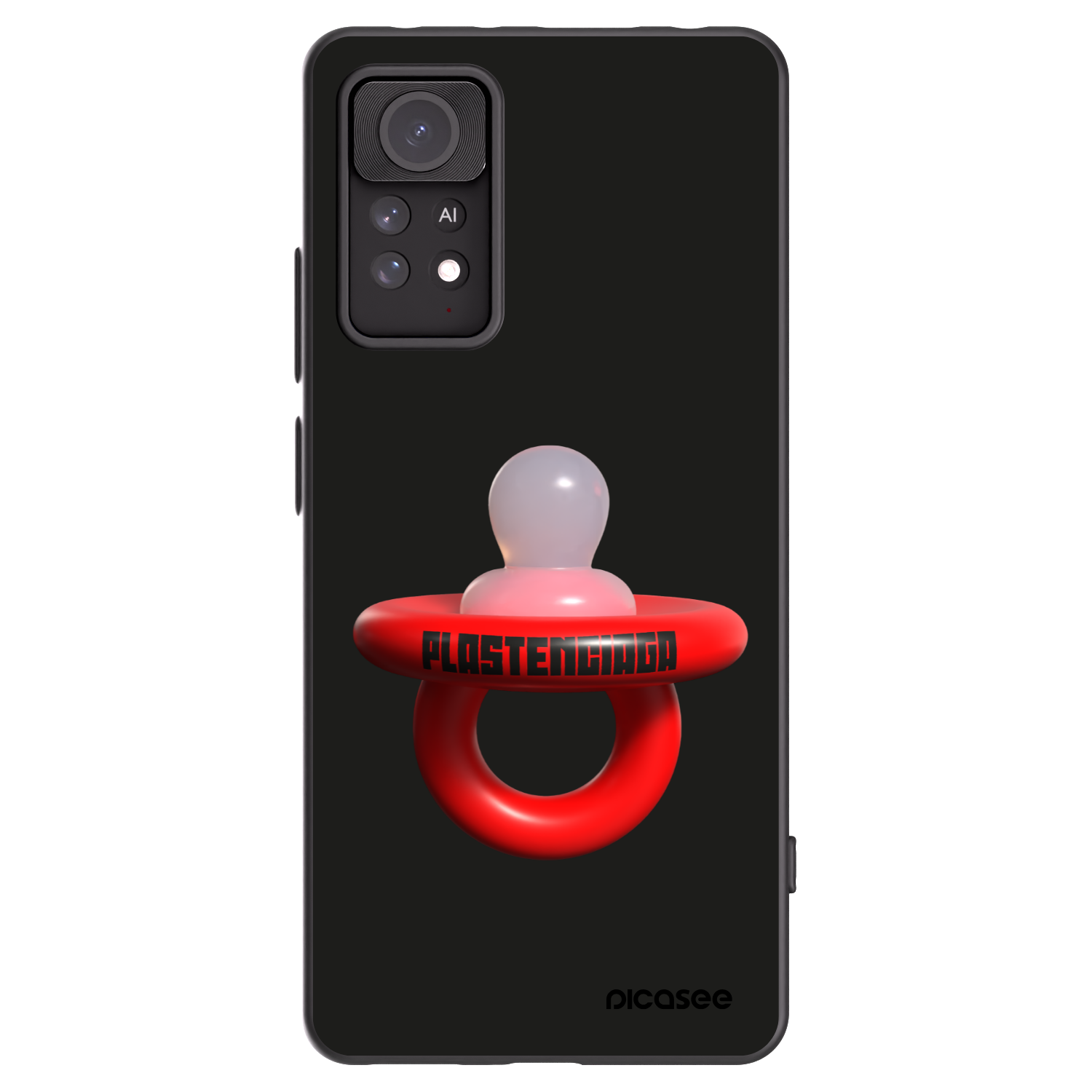 Picasee Xiaomi Redmi Note 11 Pro Hülle - Schwarzes Silikon - Le Dudel