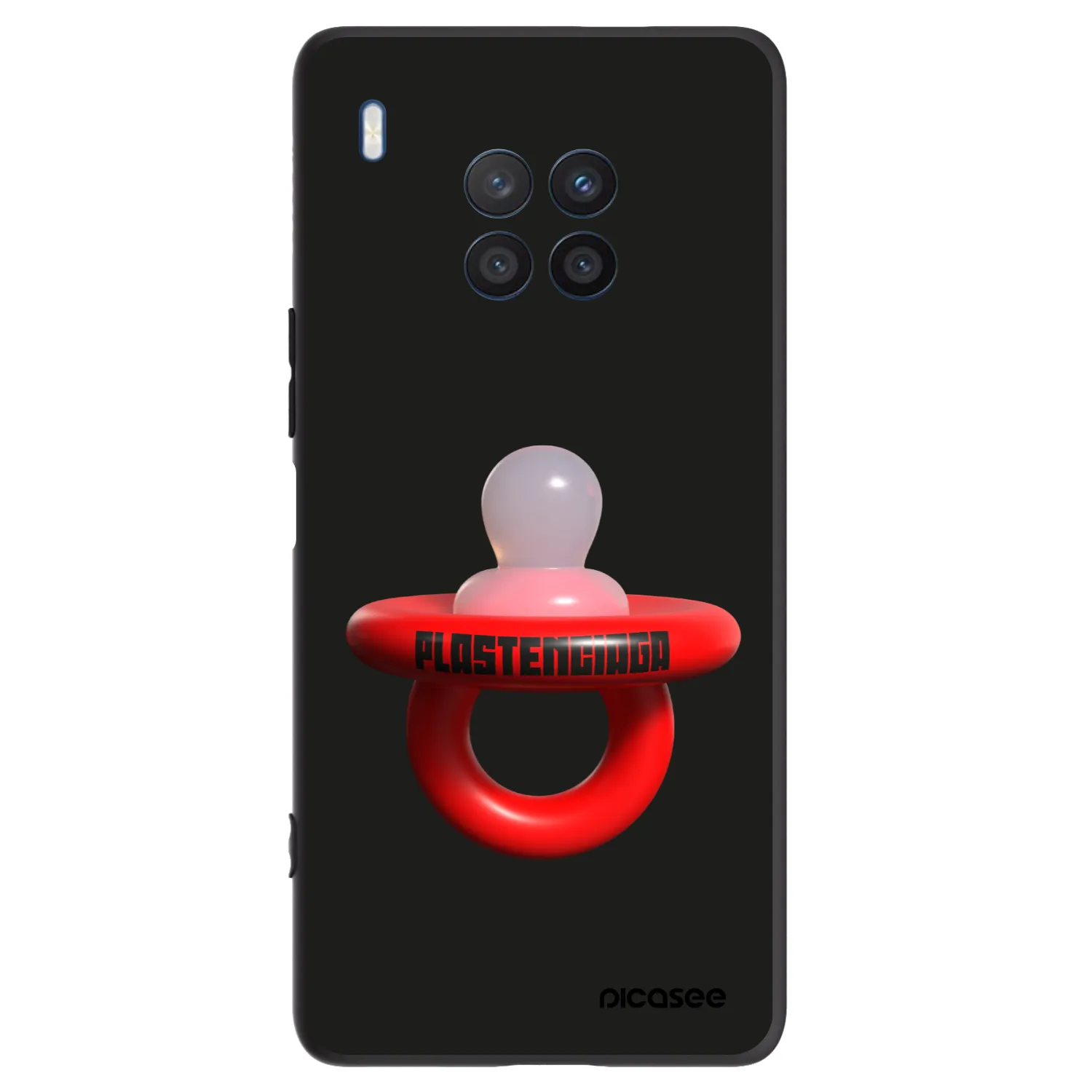 Picasee Honor 50 Lite Hülle - Schwarzes Silikon - Le Dudel