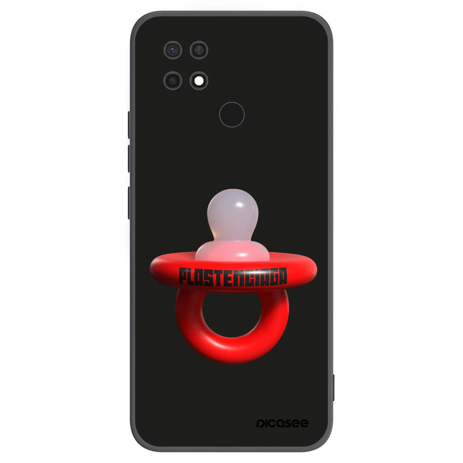 Picasee Xiaomi Redmi 10C Hülle - Schwarzes Silikon - Le Dudel