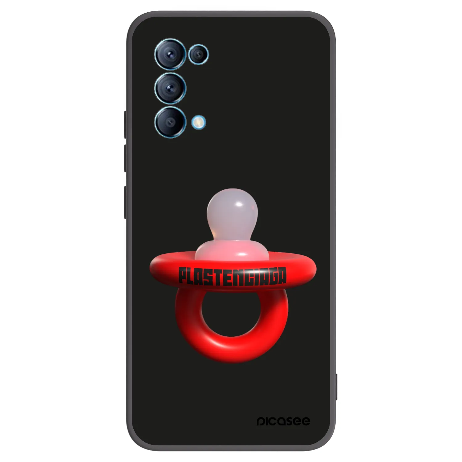 Picasee OPPO Reno 5 5G Hülle - Schwarzes Silikon - Le Dudel