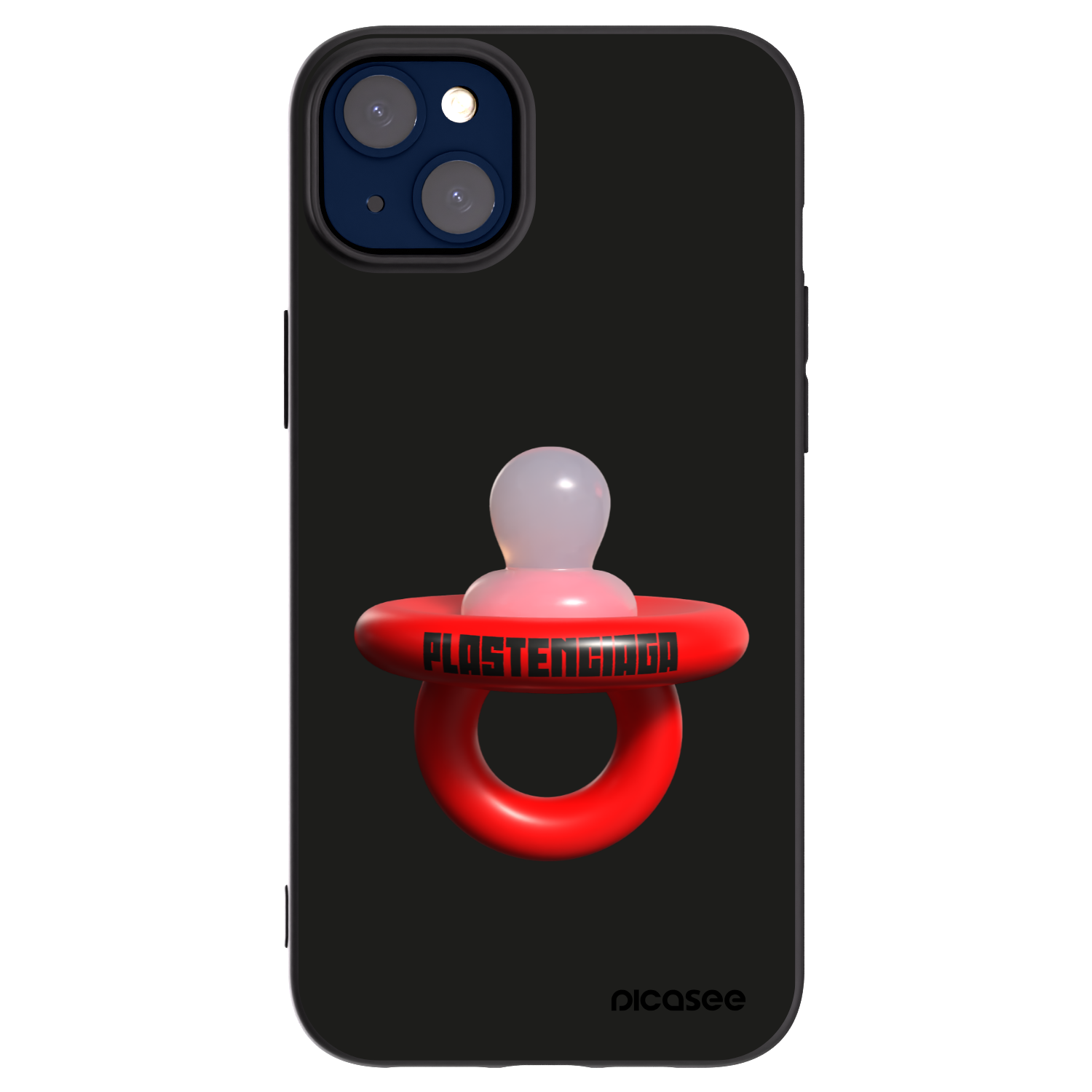 Picasee Apple iPhone 14 Plus Hülle - Schwarzes Silikon - Le Dudel
