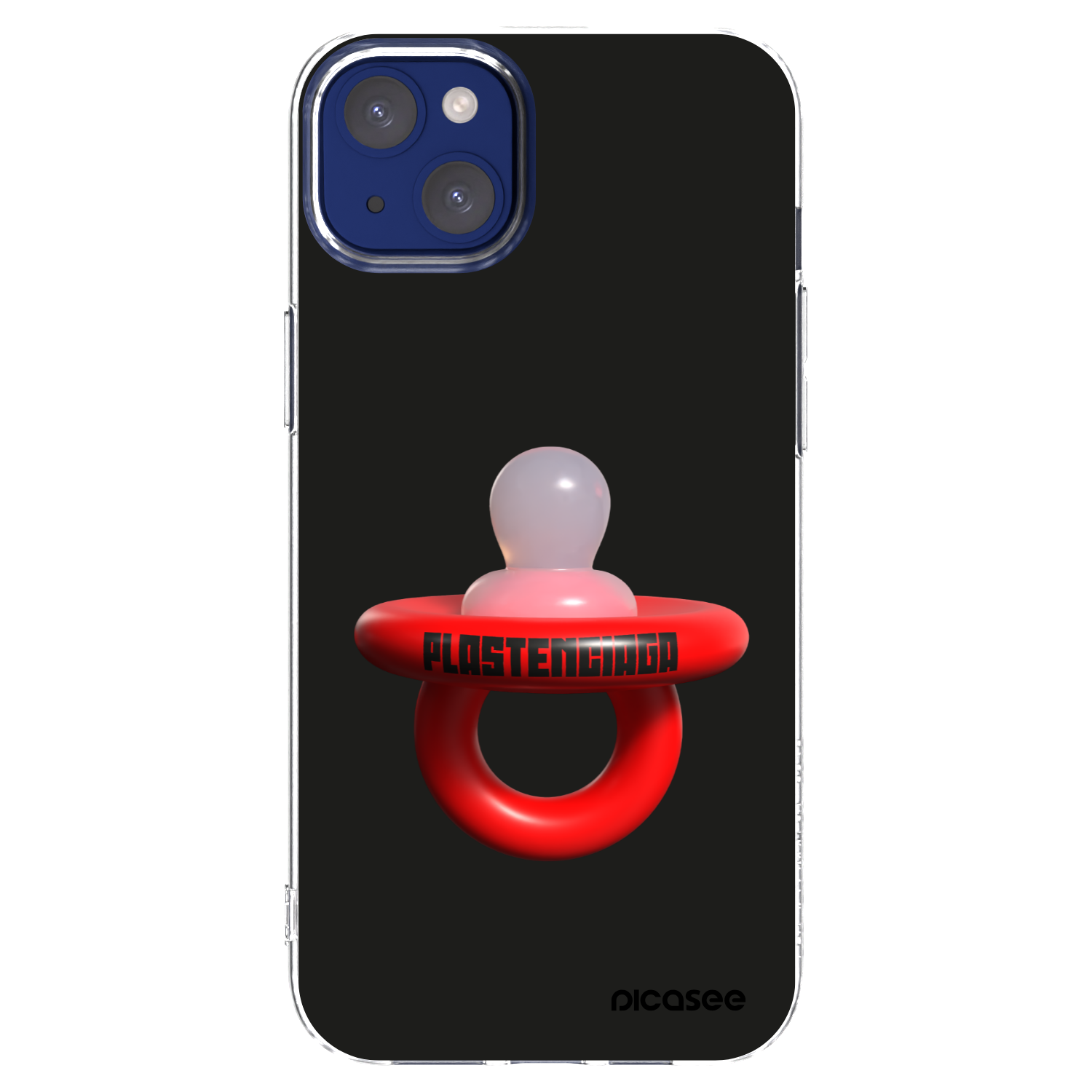 Picasee Apple iPhone 14 Plus Hülle - Transparentes Silikon - Le Dudel