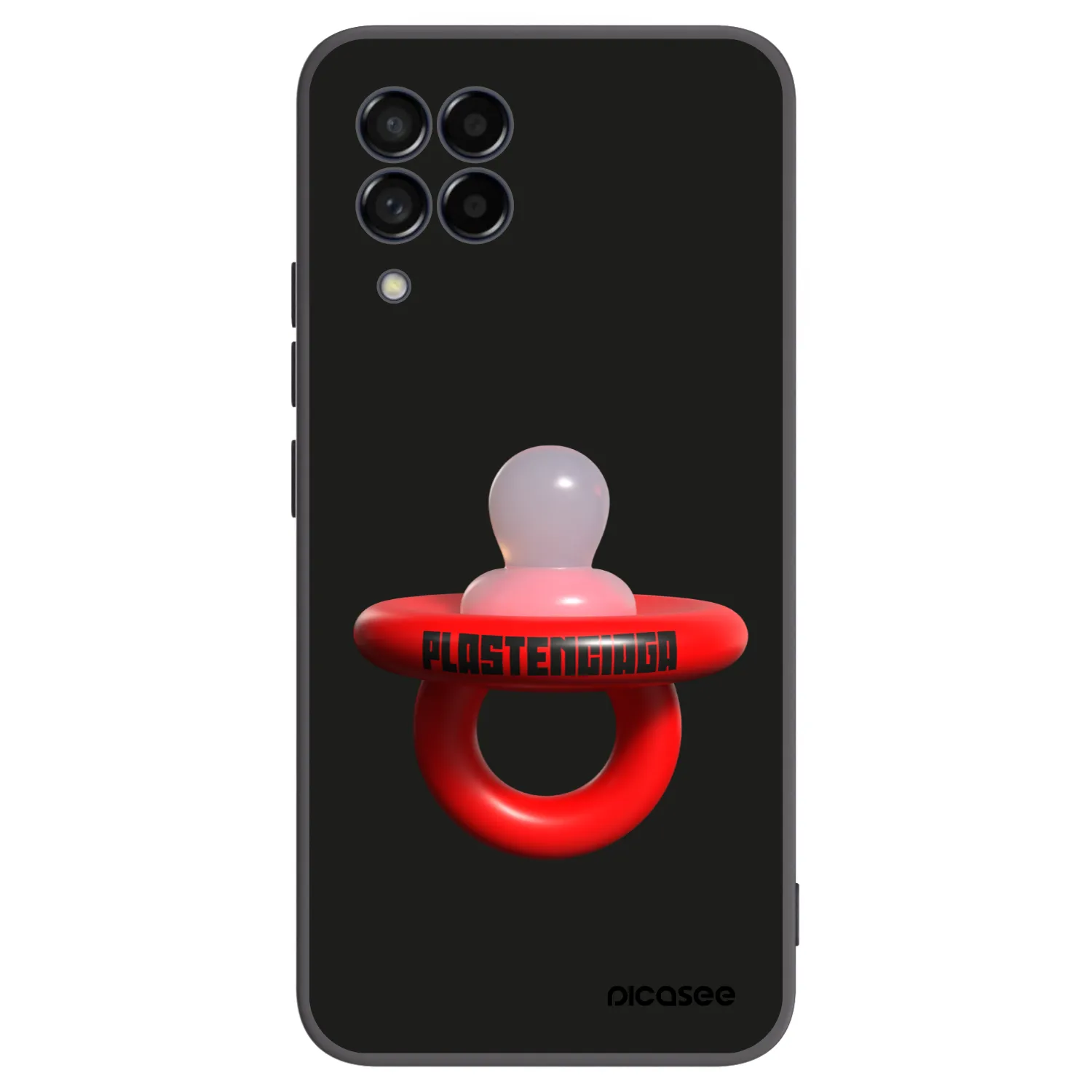 Picasee Samsung Galaxy M53 5G Hülle - Schwarzes Silikon - Le Dudel