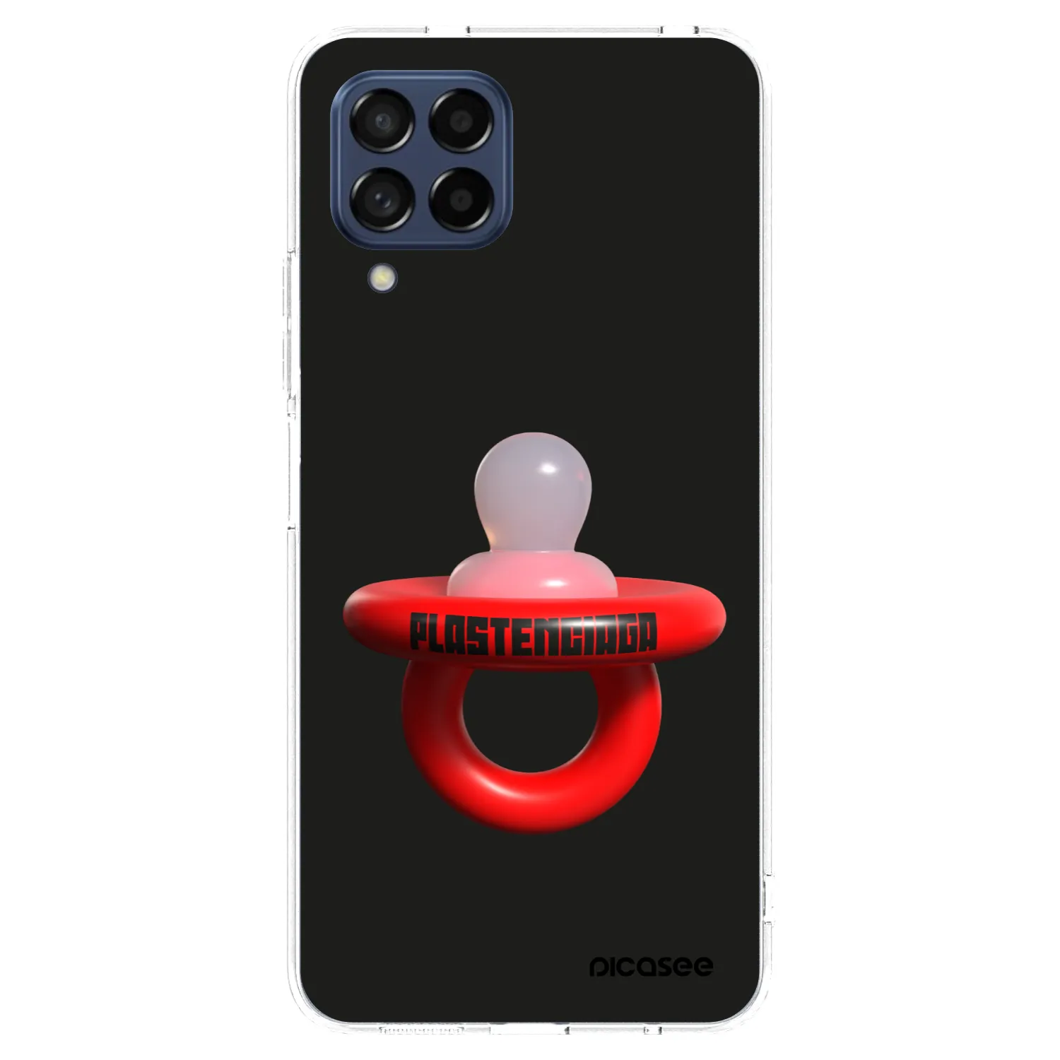 Picasee Samsung Galaxy M53 5G Hülle - Transparentes Silikon - Le Dudel