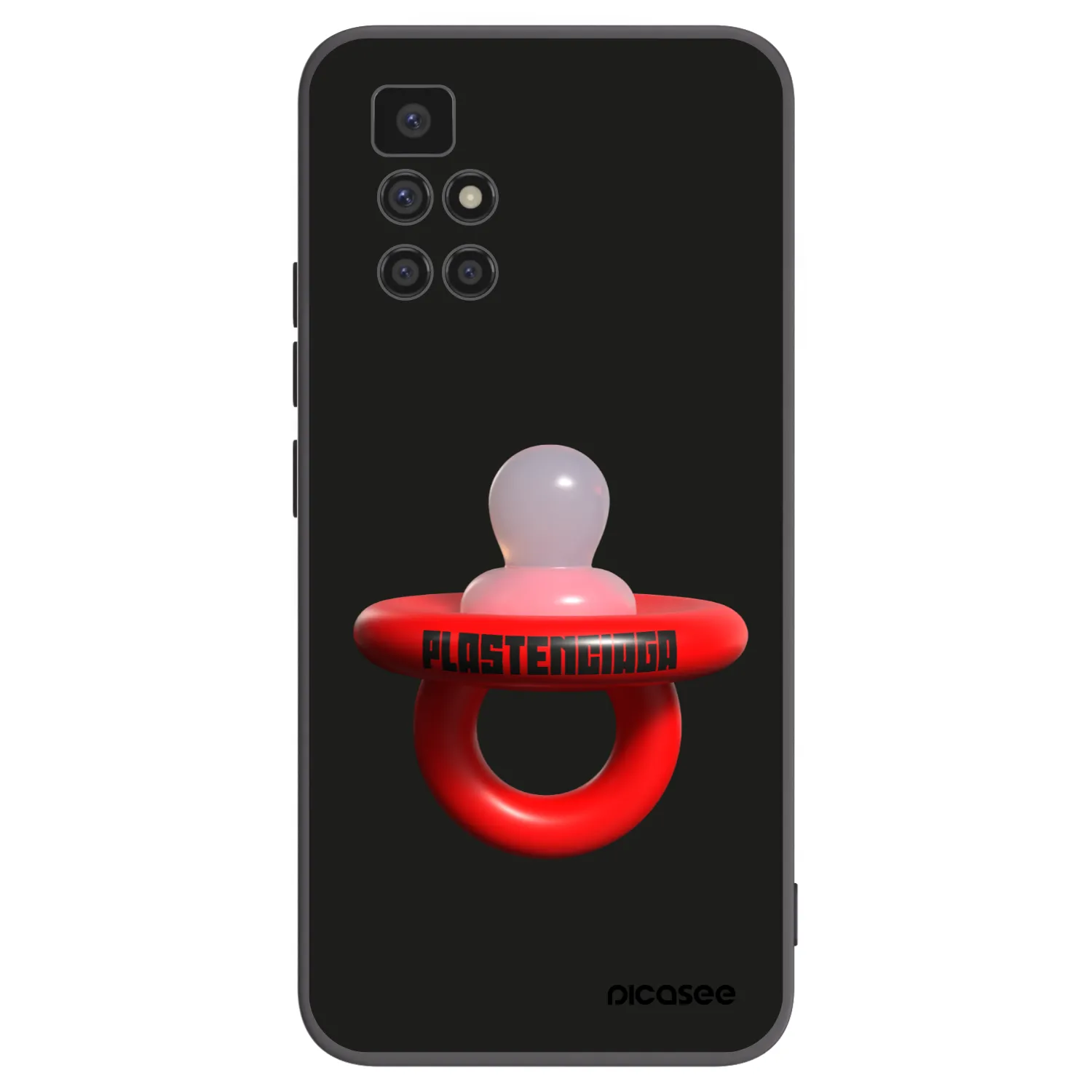 Picasee Xiaomi Redmi 10 (2022) Hülle - Schwarzes Silikon - Le Dudel