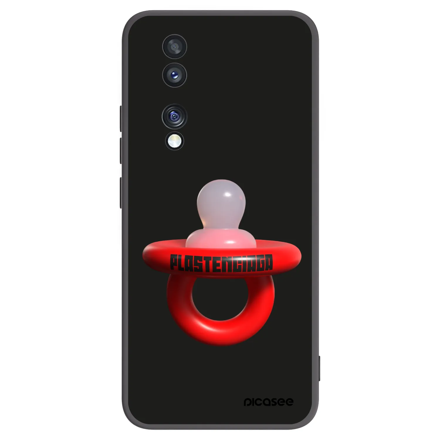 Picasee Honor 70 Hülle - Schwarzes Silikon - Le Dudel