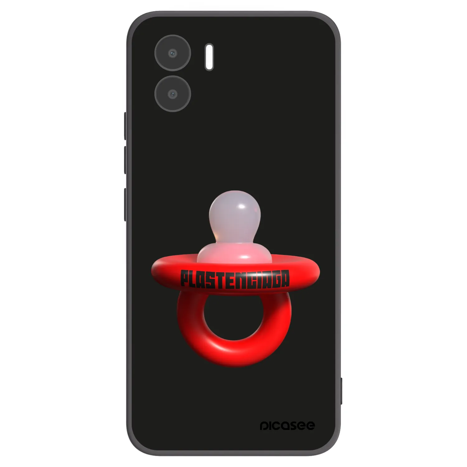 Picasee Xiaomi Redmi A1 Hülle - Schwarzes Silikon - Le Dudel