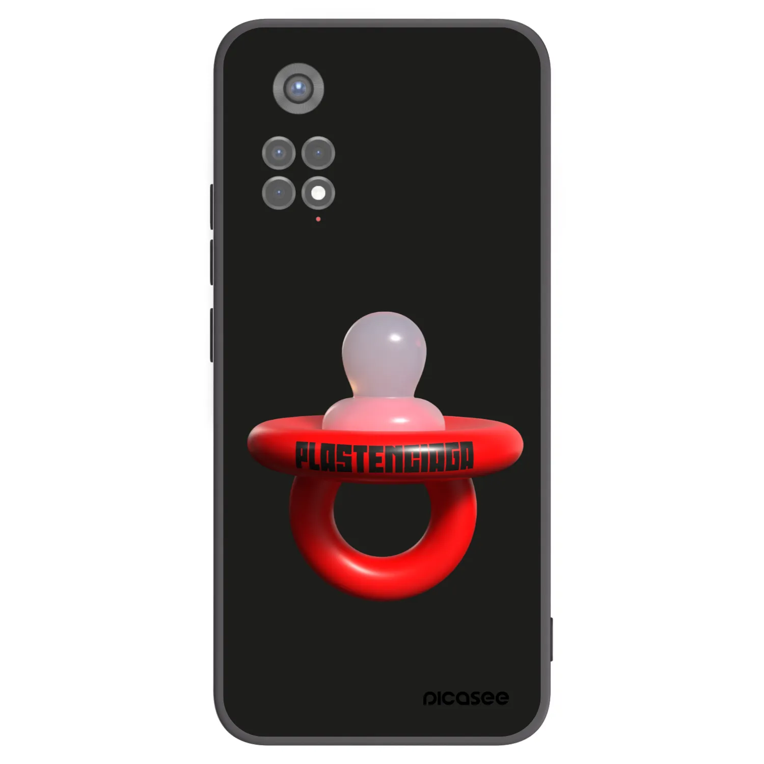 Picasee Xiaomi Redmi Note 11S 5G Hülle - Schwarzes Silikon - Le Dudel