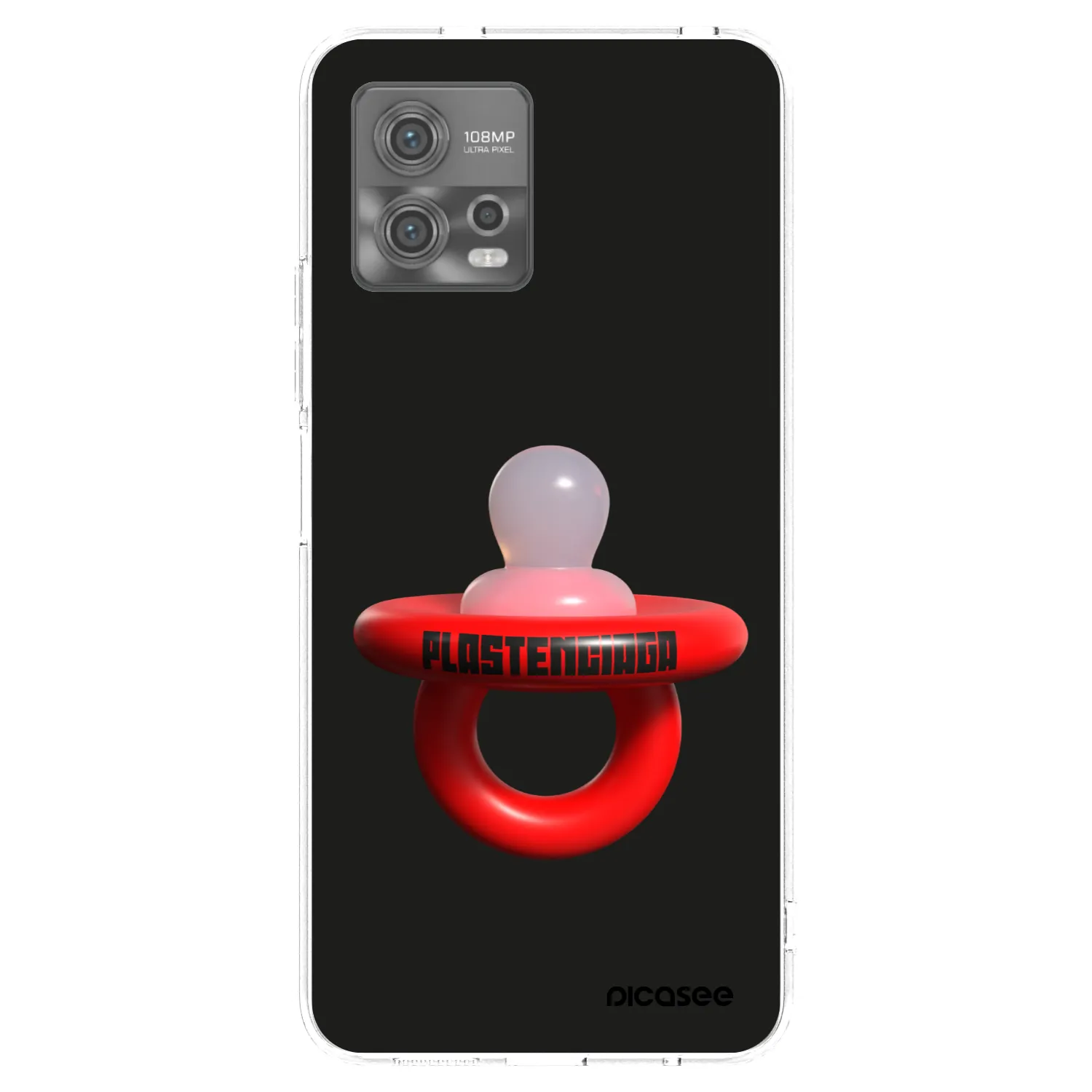 Picasee Motorola Moto G72 Hülle - Transparentes Silikon - Le Dudel