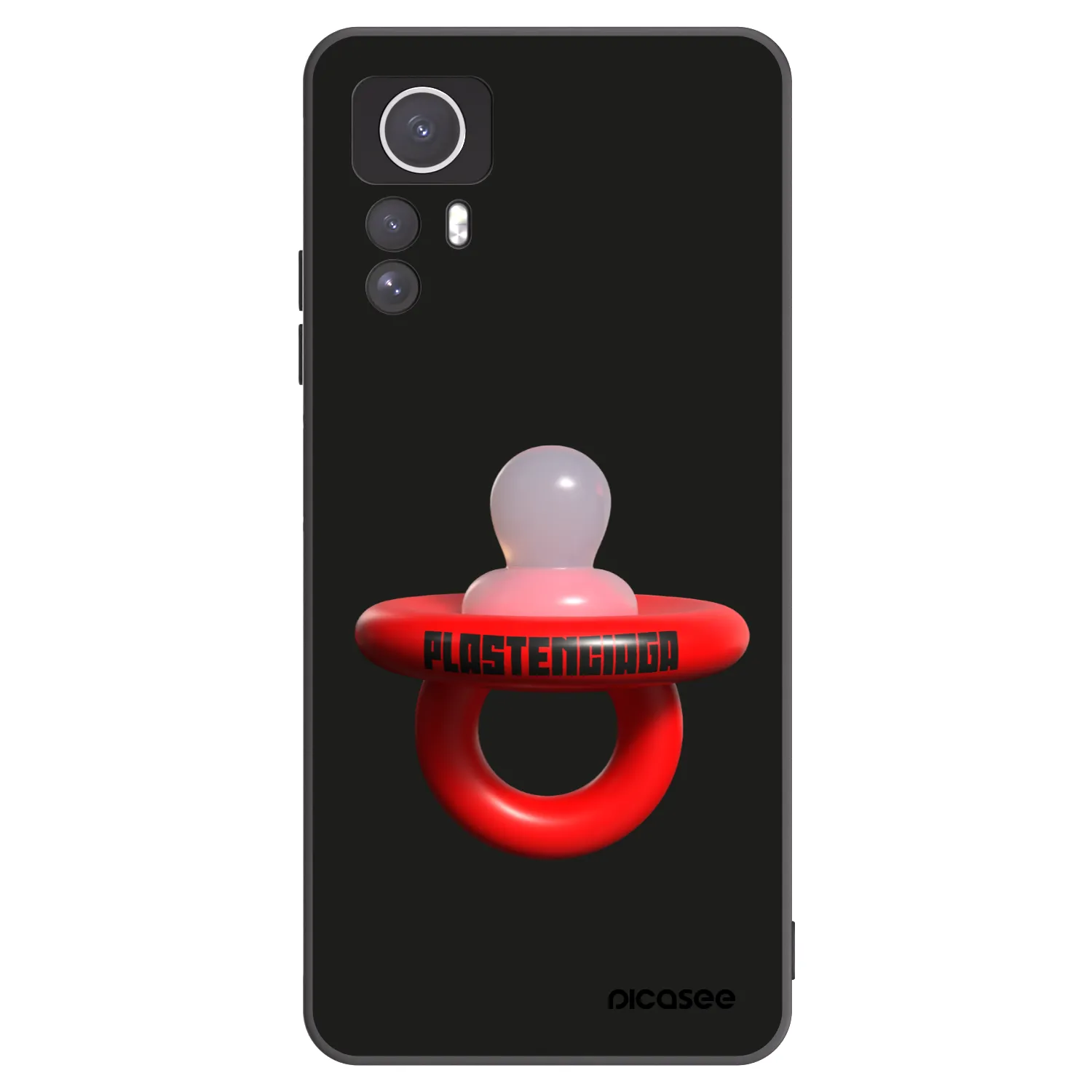 Picasee Xiaomi Redmi Note 12S Hülle - Schwarzes Silikon - Le Dudel