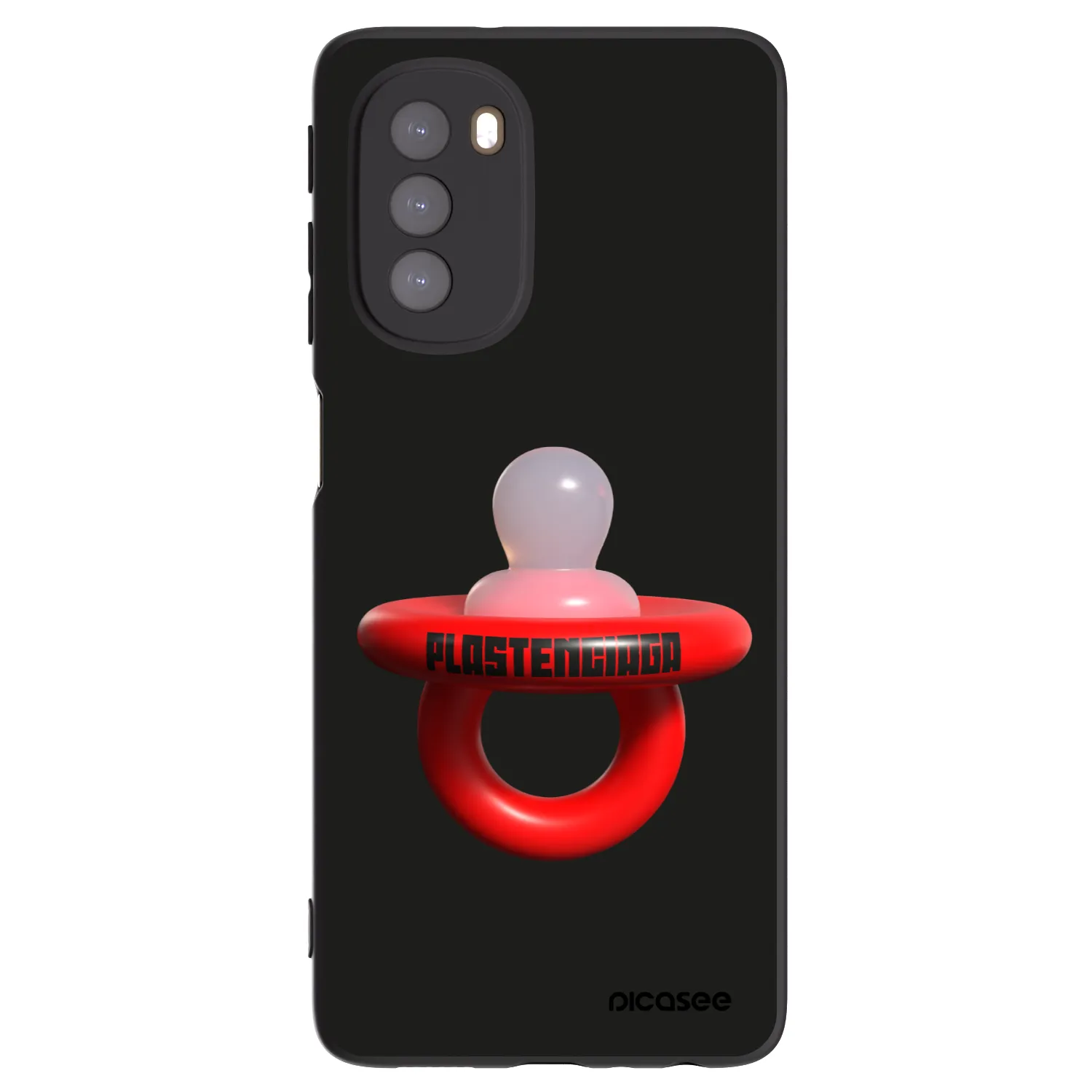 Picasee Motorola Moto G51 Hülle - Schwarzes Silikon - Le Dudel