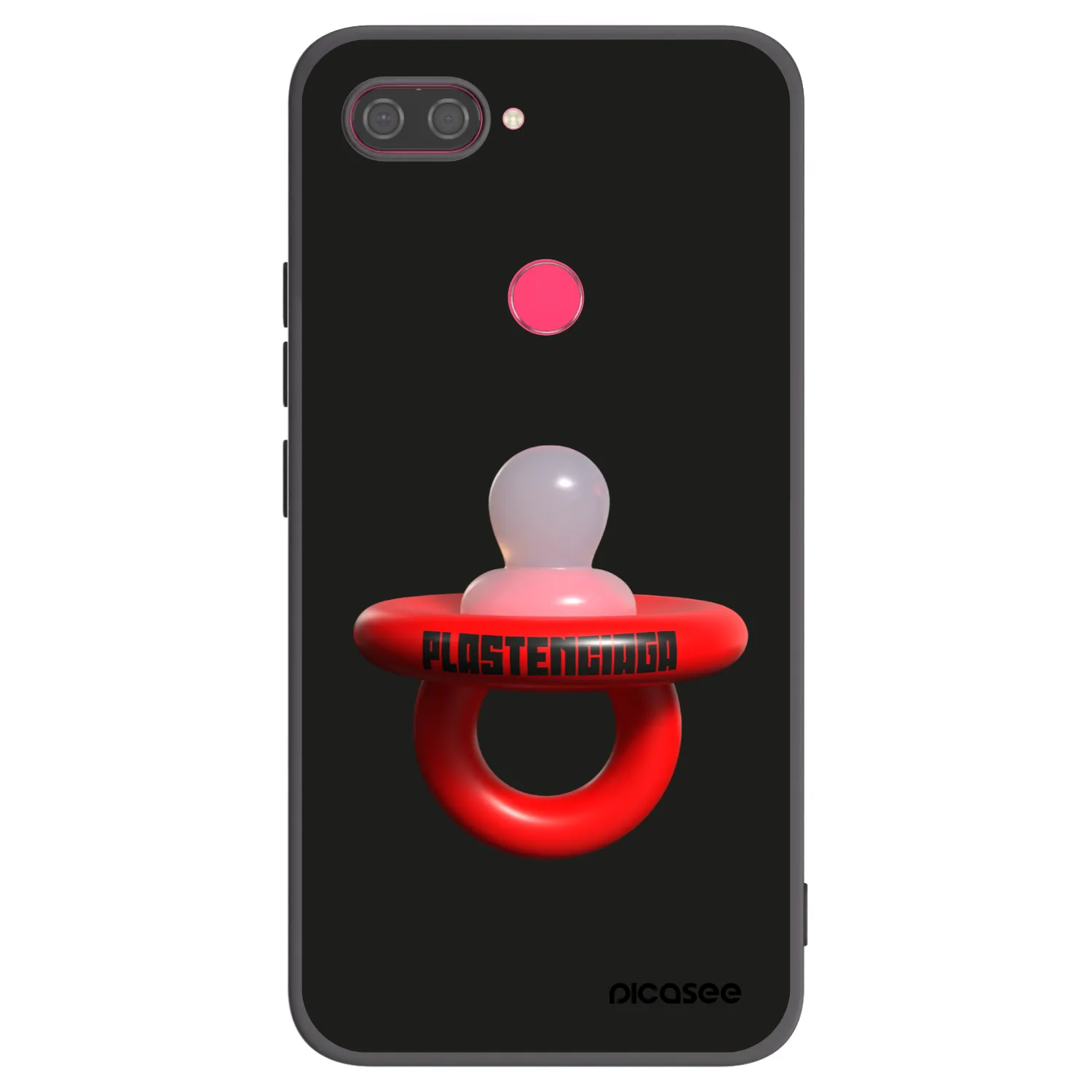 Picasee Xiaomi Mi 8 Lite Hülle - Schwarzes Silikon - Le Dudel