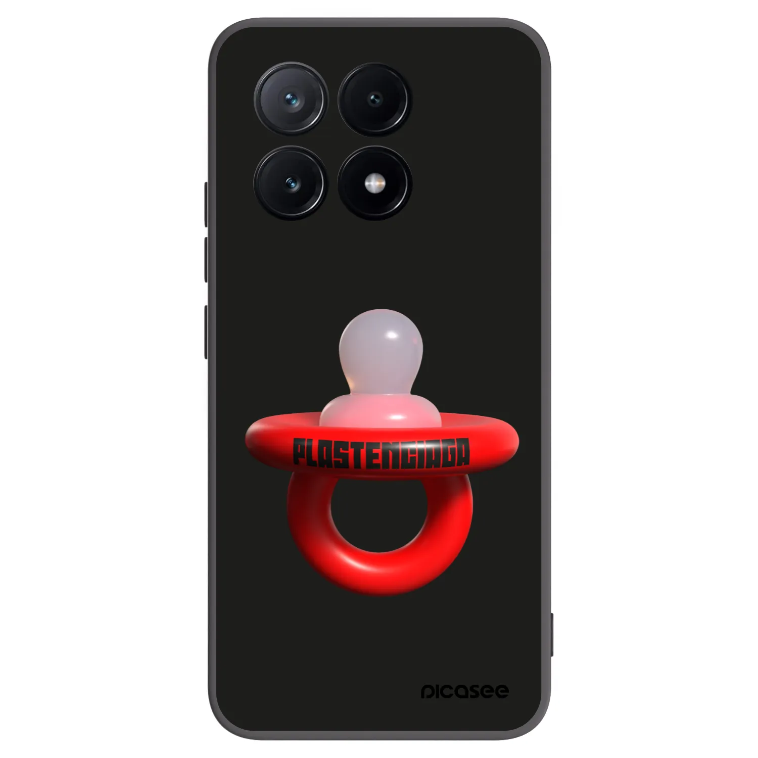 Picasee Xiaomi Poco X6 Pro Hülle - Schwarzes Silikon - Le Dudel