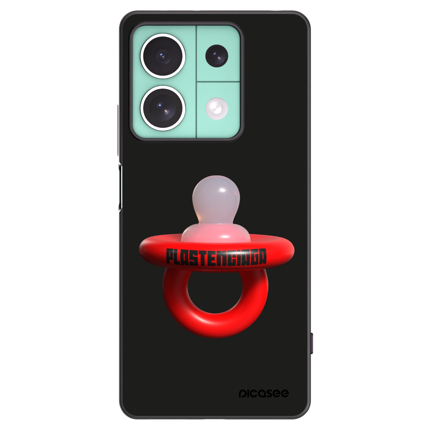 Picasee Xiaomi Redmi Note 13 5G Hülle - Schwarzes Silikon - Le Dudel