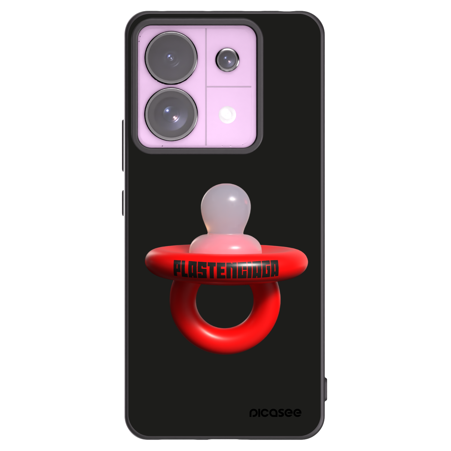 Picasee Xiaomi Redmi Note 13 Pro 5G Hülle - Schwarzes Silikon - Le Dudel
