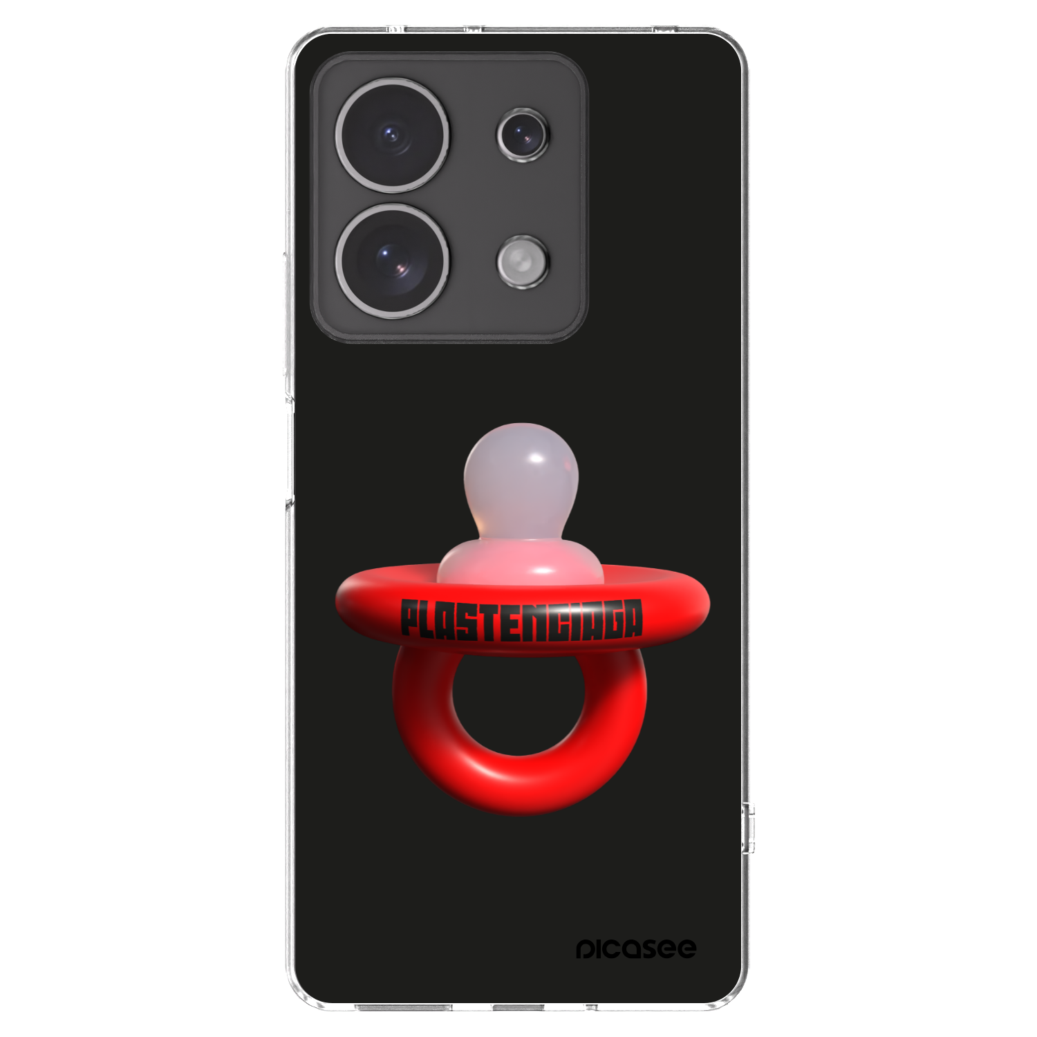 Picasee Xiaomi Redmi Note 13 4G Hülle - Transparentes Silikon - Le Dudel