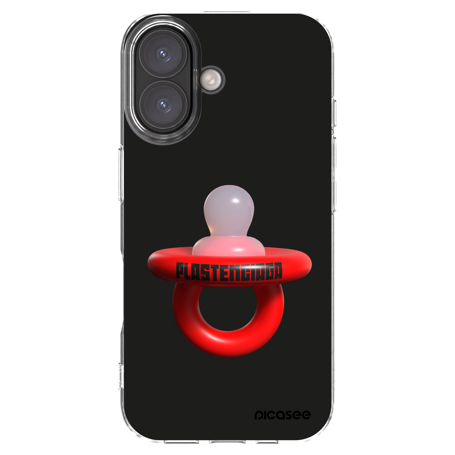 Picasee Apple iPhone 16 Hülle - Transparentes Silikon - Le Dudel