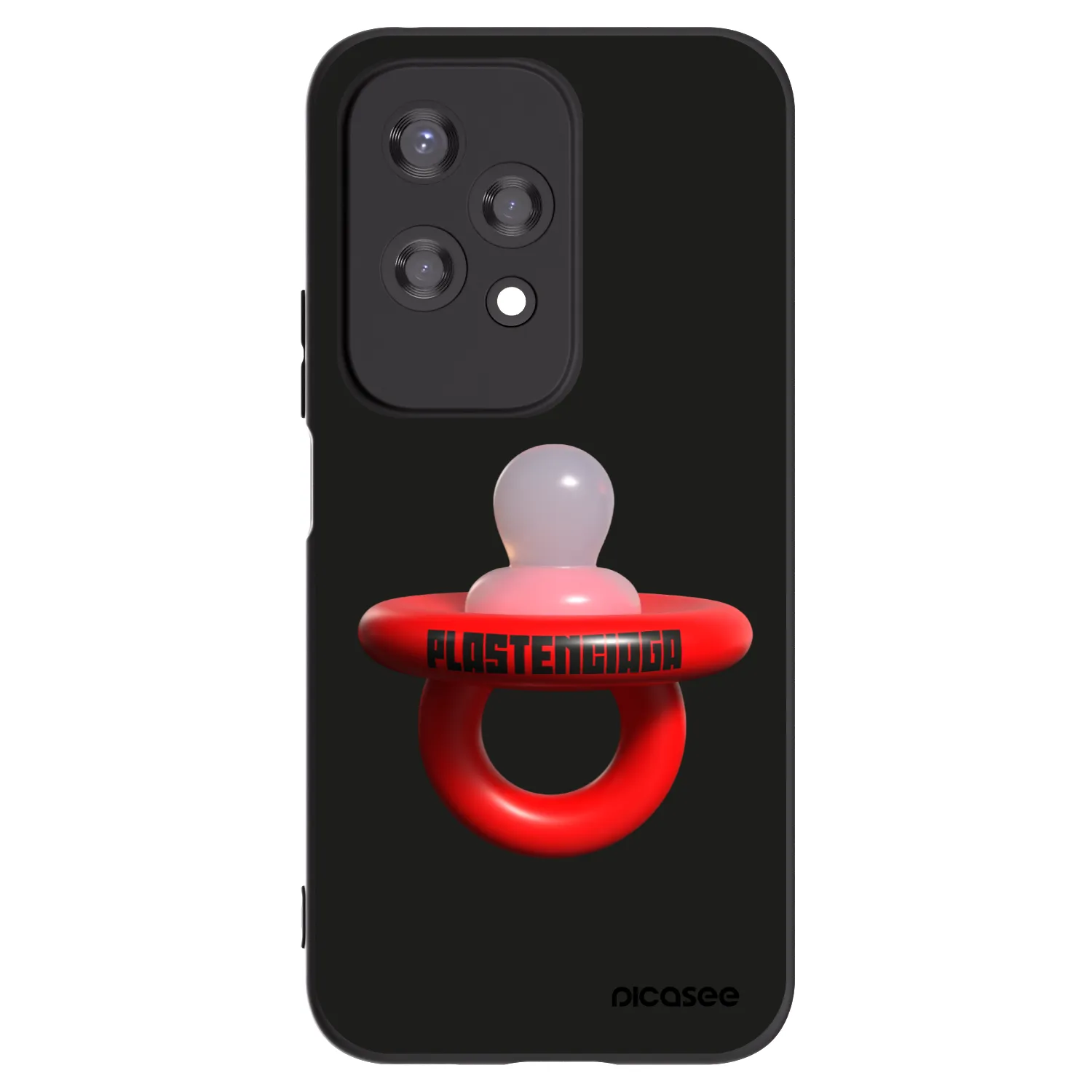 Picasee Honor 200 Lite Hülle - Schwarzes Silikon - Le Dudel